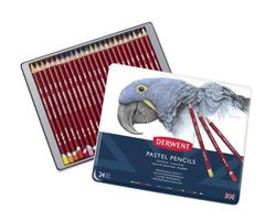 Caja metálica de 24 lápices Derwent Pastel
