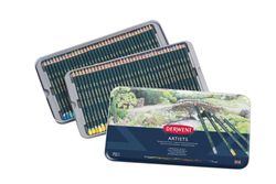 Caja metálica de 72 lápices Derwent Artists