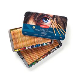 Boîte métal de 72 crayons Derwent Lightfast (résistants à la lumière)