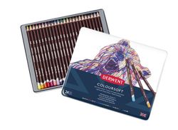 Caja metática de 24 lápices Derwent Coloursoft