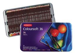 Caja metática de 36 lápices Derwent Coloursoft