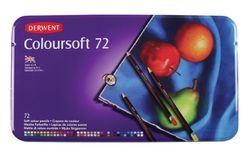 Caja metálica de 72 lápices Derwent Coloursoft