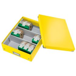 Caixa organizadora média. Clique& armazenar. uau