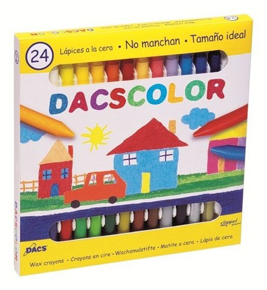 Boîte de peintures à la cire semi-tendre dacscolor