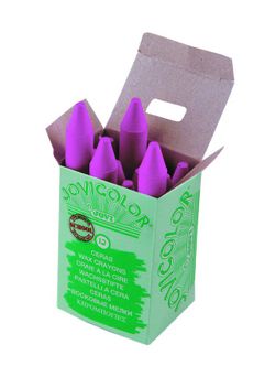 Boîtes de 12 cires semi-dures jovicolor unicolor