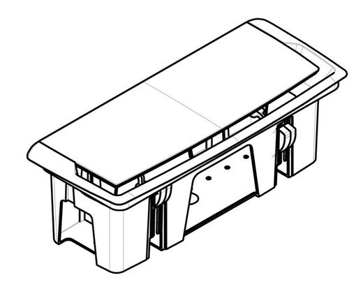 Caixas de junção de mesa de metal graduais