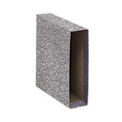 Caixas para arquivo officeclass cinza marmorizado