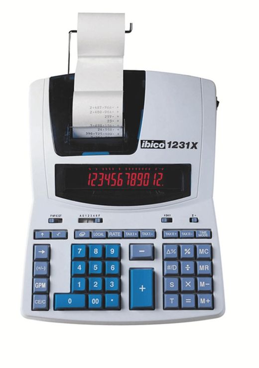 calculatrice d'impression ibico 1231x