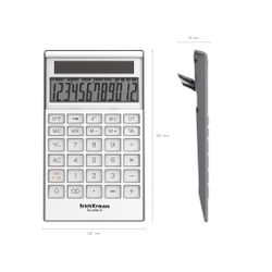 Calculadora de mesa de 12 dígitos ErichKrause DC-2708-12 Classic, blanco (paquete de PET 1 ud)