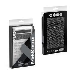 Calculadora de mesa de 12 dígitos ErichKrause DC-2708-12 Classic, blanco (paquete de PET 1 ud)