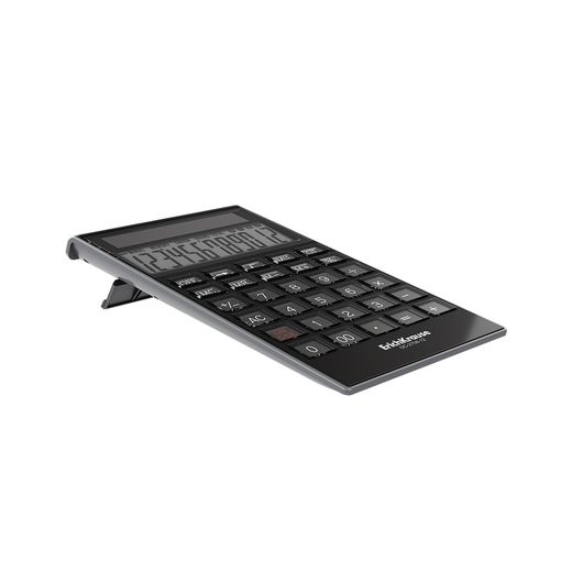 Calculadora de mesa de 12 dígitos ErichKrause DC-2708-12 Classic, negro (paquete de PET 1 ud.)
