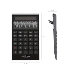 Calculadora de mesa de 12 dígitos ErichKrause DC-2708-12 Classic, negro (paquete de PET 1 ud.)