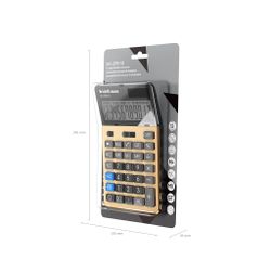 Calculadora de mesa de 12 dígitos ErichKrause DC-2793-12, dorado (caja 1 ud)