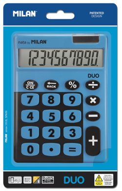 Calculatrice de table bleue