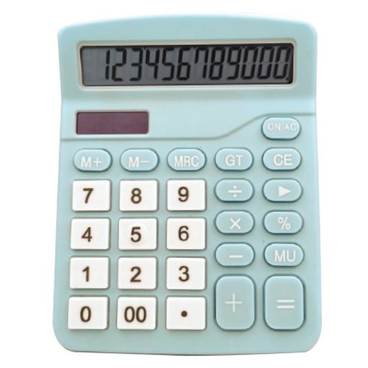 Calculatrice de table Keyroad en noyaux pastel