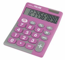 Calculadora nata by milan, 10 dígitos en diversos colores