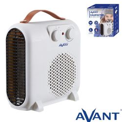 Calefactor de Aire Vertical - 2000W, Color Blanco