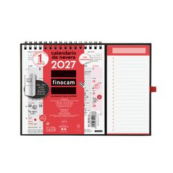 Calendario neutro con iman para escribir 2027