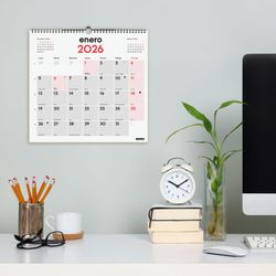 Calendario neutro de pared para escribir L  340x220mm