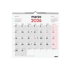 Calendario neutro de pared para escribir L  340x220mm