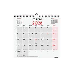 Calendario neutro de pared para escribir M 266x245mm