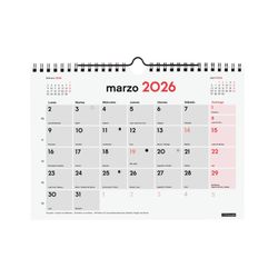 Calendario neutro de pared para escribir S 210x150mm