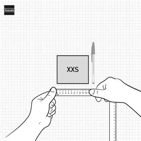 Calendario neutro de sobremesa números grandes XXS 110x100mm 2027