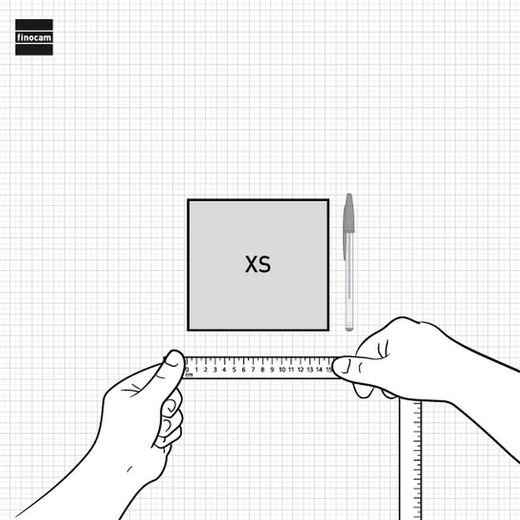 Calendrier de table neutre, grands chiffres, 2024 XS-140x150, affichage mensuel
