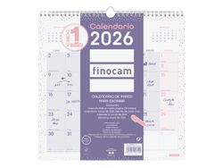 Calendario Pared Chic Es30X30 2026 Morado