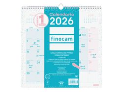 Calendario Pared Chic Es30X30 2026 Turq.