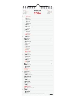 Calendario Pared Escribir Largo L 2026