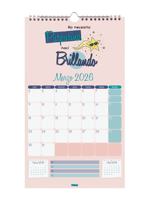 Calendario Pared Talkual Esc.Basic 2026