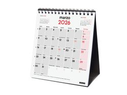 Calendario Sobremesa Escribir Xs 2026