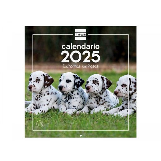Calendário de parede 30X30 cm 2025 Filhotes