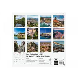 Calendario.de pared 30X30 cm 2025 Pueblos con Encanto