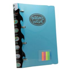 Carpeblock Din A4 Ocean’s Wave bleu clair avec cadeau
