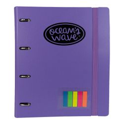 Carpeblock Din A4 Ocean’s Wave roxo avec cadeau