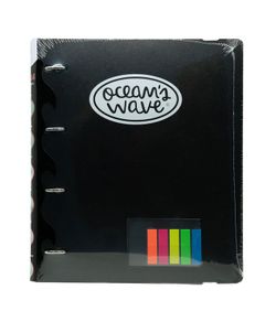 Carpeblock Din A4 Ocean’s Wave negro con regalo