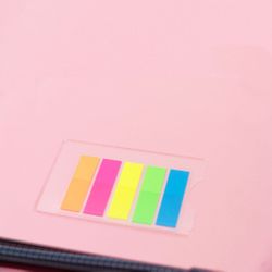 Carpeblock Din A4 Ocean's Wave rose pastel avec cadeau
