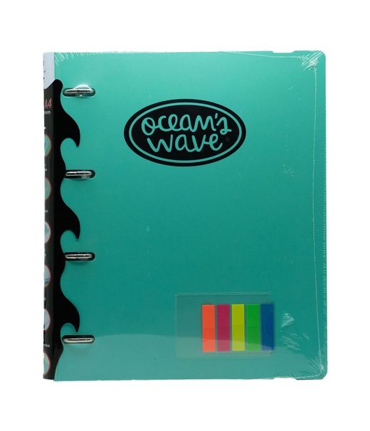 Carpeblock Din A4 Ocean’s Wave verde pastel com presente