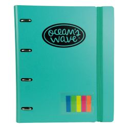 Carpeblock Din A4 Ocean’s Wave vert pastel avec cadeau