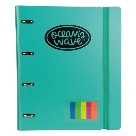 Carpeblock Din A4 Ocean’s Wave vert pastel avec cadeau