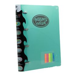 Carpeblock Din A4 Ocean’s Wave verde pastel con regalo