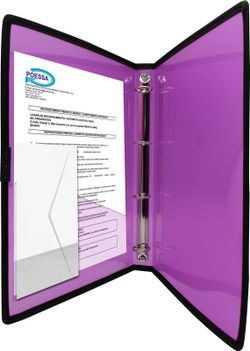 Chemise 4 anneaux polypropylène din a-4 ingraf