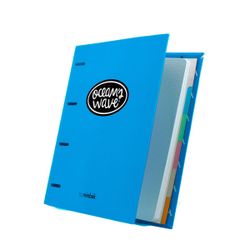 Dossier + Bloc série Neon Ocean's Wave Colors.