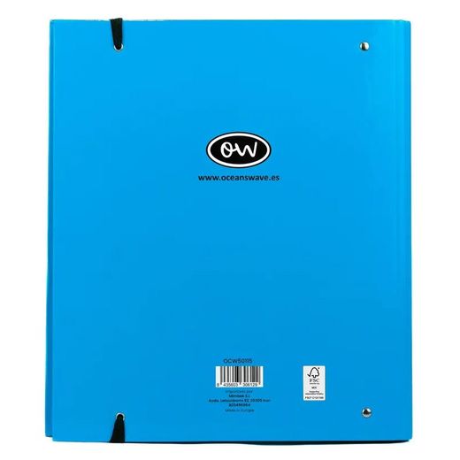 Dossier + Bloc série Neon Ocean's Wave Colors.