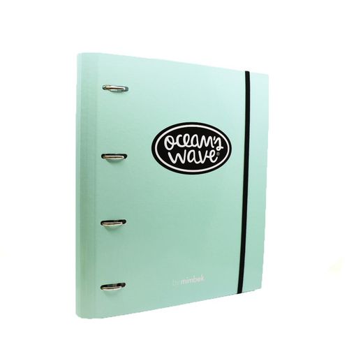 Pasta + Bloco Cores Pastel Série Ocean's Wave.