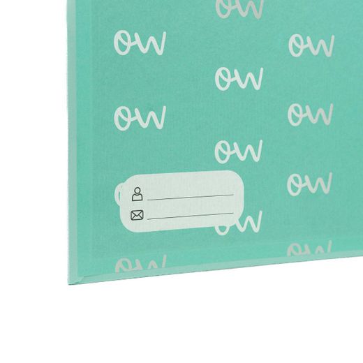 Dossier + Bloc Couleurs Pastel Série Ocean's Wave.