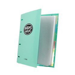 Dossier + Bloc Couleurs Pastel Série Ocean's Wave.
