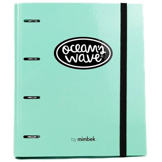 Dossier + Bloc Couleurs Pastel Série Ocean's Wave.